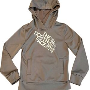 The North Face Kids' Grey Hoodie, Size 7-8